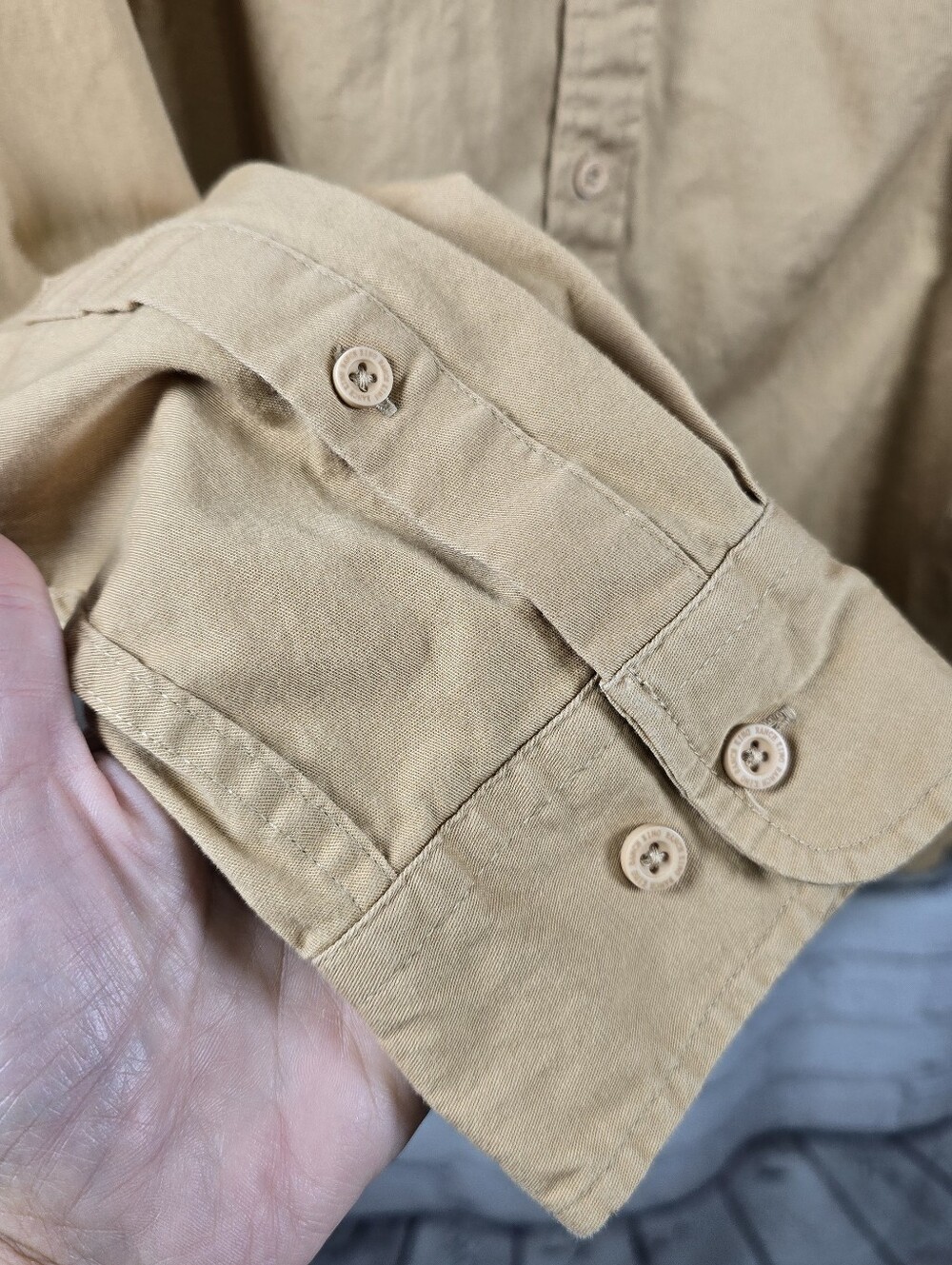 King Ranch Two-Tone Western Diamond Stretch Cottpn Hunting Shirt Size XL - Picture 6 of 10